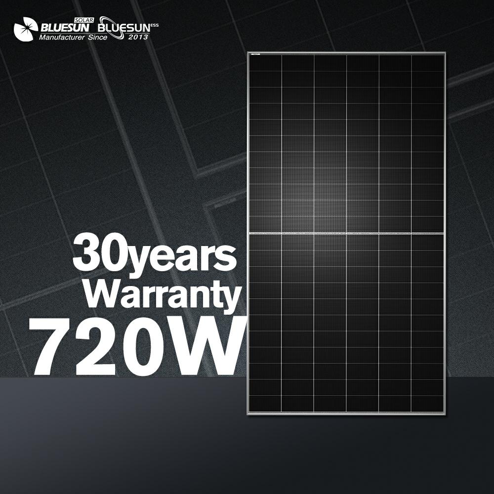 Hoja de datos del panel solar bifacial N-HJT de media celda HEX9 720W